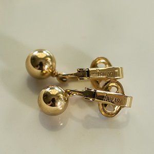 Vintage Crown Trifari Drop Earrings